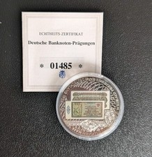 100 Billionen Mark Neusilbermedaille 2007 – Deutsche Banknoten – Polierte Platte