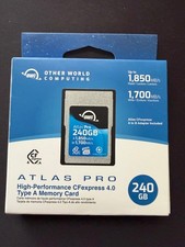 NEW Sealed OWC 240GB Atlas Pro CFexpress 4.0 Type A Memory Card