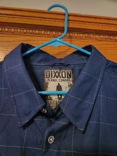 Camicia uomo Dixxon flanella 4XL manica lunga bottoni davanti The Myers