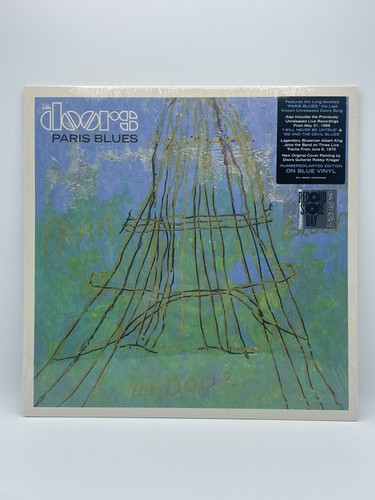 NEU The Doors Paris Blues RSD BLAU VINYL Schallplattenladen Tag nummerierte Ausgabe LP - Bild 2 von 5