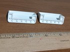 LEGO Soccer Set 3409 Parts Lot of 2 White Windscreen 2 x 6 x 2 w Logos  — photo 5