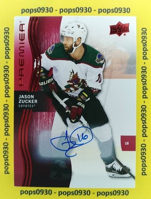Jason Zucker, Arizona Coyotes, 2024, Premier, auto, #84