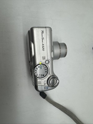 Canon PowerShot A520 4.0MP Digital Camera Silver W/ 16 MB SD