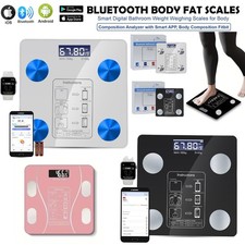 Digital Weighing  Scales Smart Body Fat Bluetooth Fitness Bathroom Weight Scale