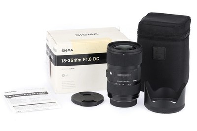 Sigma 18-35mm F1.8 DC Art Objektiv - Top - Sony A Mount - schneller Zoom