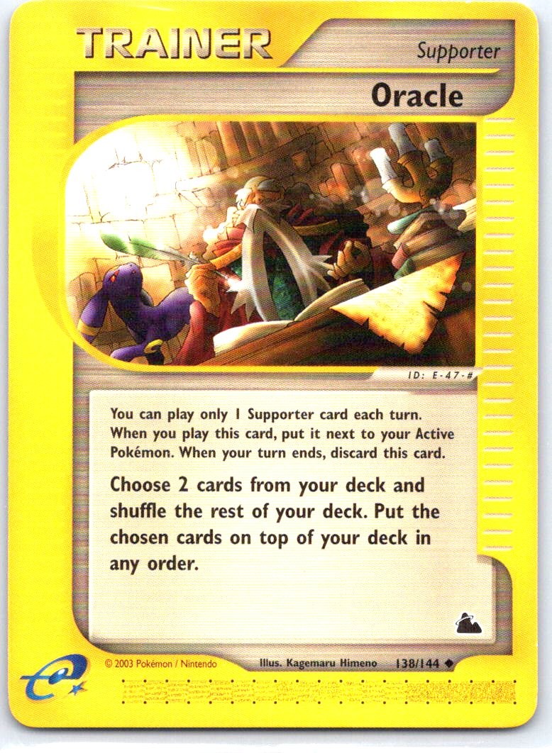#138/144 Oracle Pokemon Skyridge Uncommon