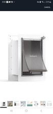 Baboni Pet Door for Wall, Steel Frame and Telescoping Tunnel, Aluminum Lock,...