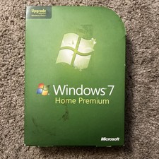 Microsoft Windows 7 Home Premium Upgrade 32 Bit  64 Bit DVDs Complete w/ Key