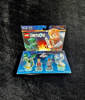 2015 Lego Dimensions 71205 Jurassic World Team Pack new has box wear