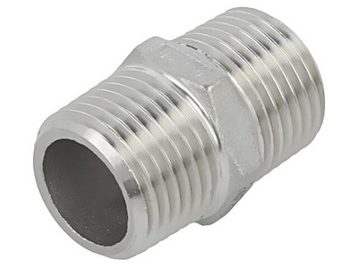 6280-012 Male-male max.10.5bar 1.4408 stainless steel Thread: G 1/2'' GEBO