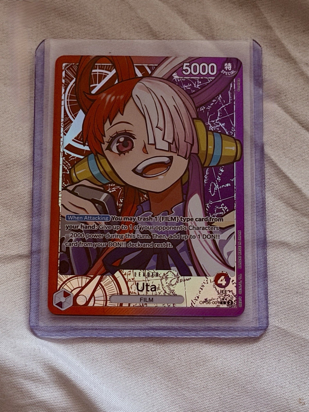 Uta 2024 Wings of the Captain #OP06-001 Leader (Alternate Art