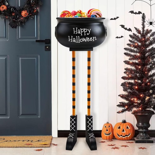 Halloween Decorations - Halloween Candy Bowls - 12''x32'' Large Witches Legs ...