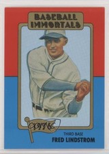 1980-84 SSPC Baseball Immortals 1st Printing Freddie Lindstrom Fred #156 HOF 0e3