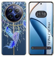 Transparente SilikonhüLle FüR Realme 12 Pro 5G / 12 Pro Plus 5G Design Federn