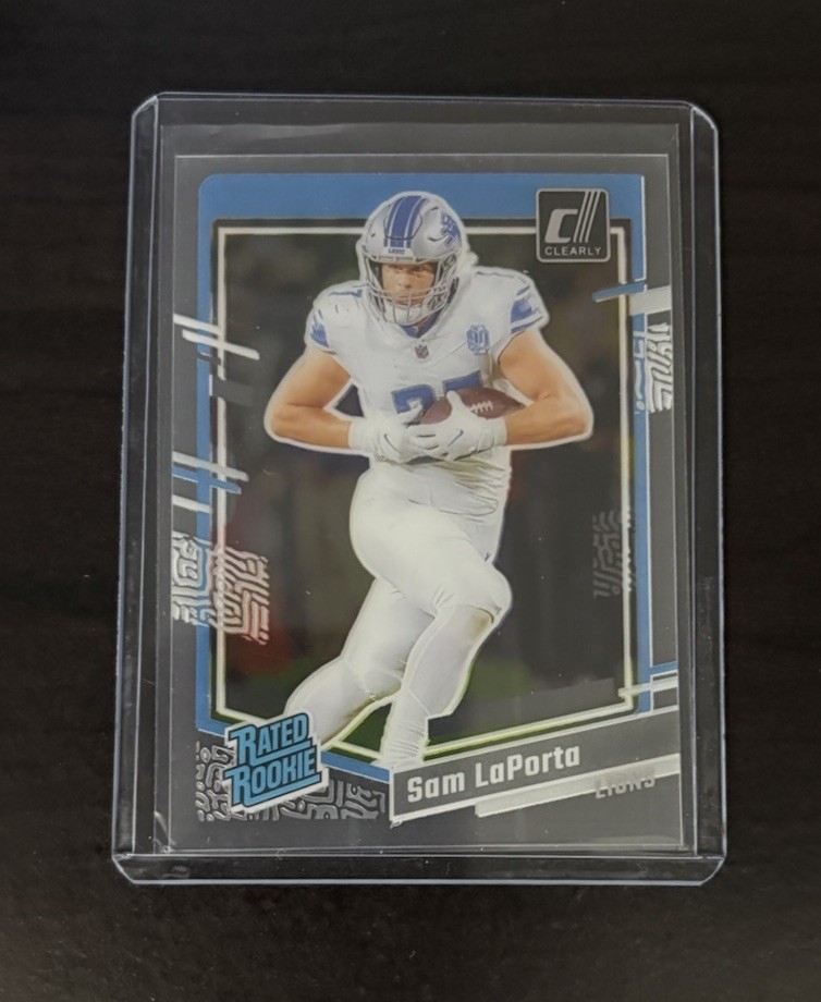 2023 Panini Clearly Donruss - Sam LaPorta #81 Rookie (RC) - Lions