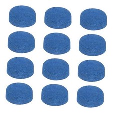 Billiard Pool Cue Tips, Pool Cue Tips Replacement Kit Cow Leather Pool 11mm Blue