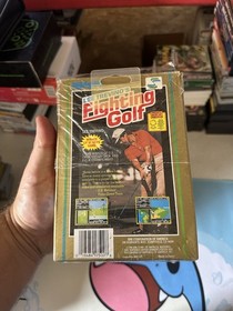 Lee Trevino's Fighting Golf Nintendo Nes Complete CIB Authentic 3 Screw Boxed
