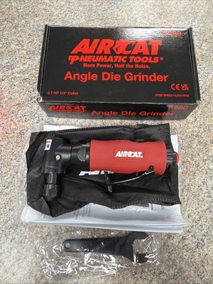 AIRCAT 6280 0.75 HP Angle Die Grinder with Spindle Lock - Red