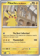 Pokémon TCG Pikachu at the museum Promo Jumbo Card New Sealed