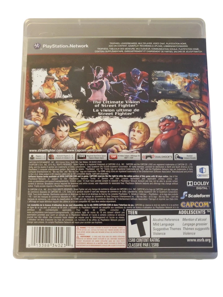 Super Street Fighter IV 4 - Sony Playstation 3 PS3 - CIB/Complete - Mint Cond - Image 2 of 3