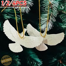 1/2/4PCS Friendship Turtle Doves Christmas Ornament Gifts Xmas Tree Decoration