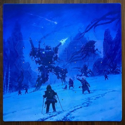 Stonemaier Games Expeditions Playmat | 35.4''x 35.4'' | with Double-Stitched Edges
