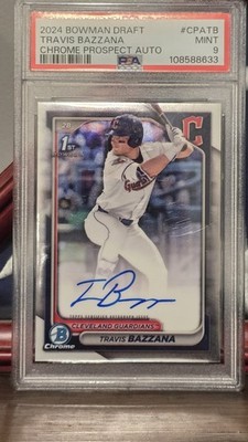 2024 Bowman Draft - Chrome Prospect Autographs Travis Bazzana #CPA-TB (AU, RC)