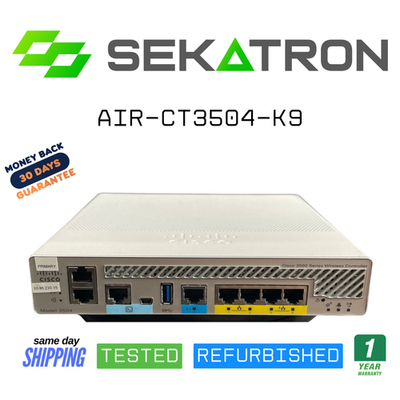 📶 Cisco AIR-CT3504-K9 3500 Series Wireless LAN Controller ITEM