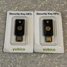 Yubico: YUBIKEY NFC Two Factor Authentication USB & NFC Security Key TWO (2)