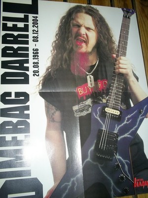 DIMEBAG DARRELL TRIBUTE - POSTER 45 cm x 58 cm PANTERA RAR