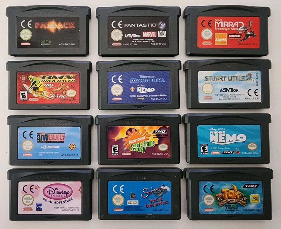 GameBoy Advance Games GBA - Choose from Dropdown - Cartridge Only - Image 2 of 2