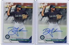 Two 2016 Bowman Best Drew Jackson Autograph RC Autos