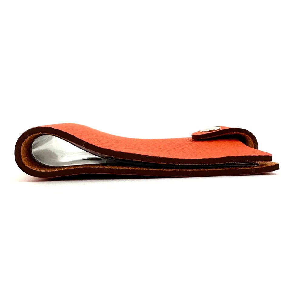 HERMES Agenda Ulysse Mini Planificador de Día Notebook Cubierta Naranja G2R Auténtico / 0379 Foto 3 de 4