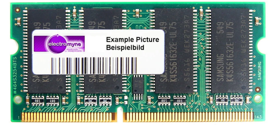 64MB Hyundai PC100 SD-RAM SO-DIMM HYM7V65801 BLTQG-10S BA IBM 20L0264 20L0254 - Bild 1 von 1