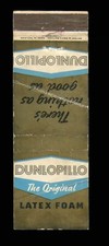1 x Matchbook Bryant & May Dunlopillo Original latex foam ≠ WK426