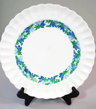 Spode VALENCIA BLUE & GREEN GRAPES ON WHITE 10 1/2" Dinner Plate 687814
