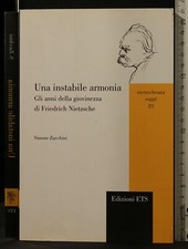 UNA INSTABILE ARMONIA. SIMONE ZACCHINI. EDIZIONI ETS.
