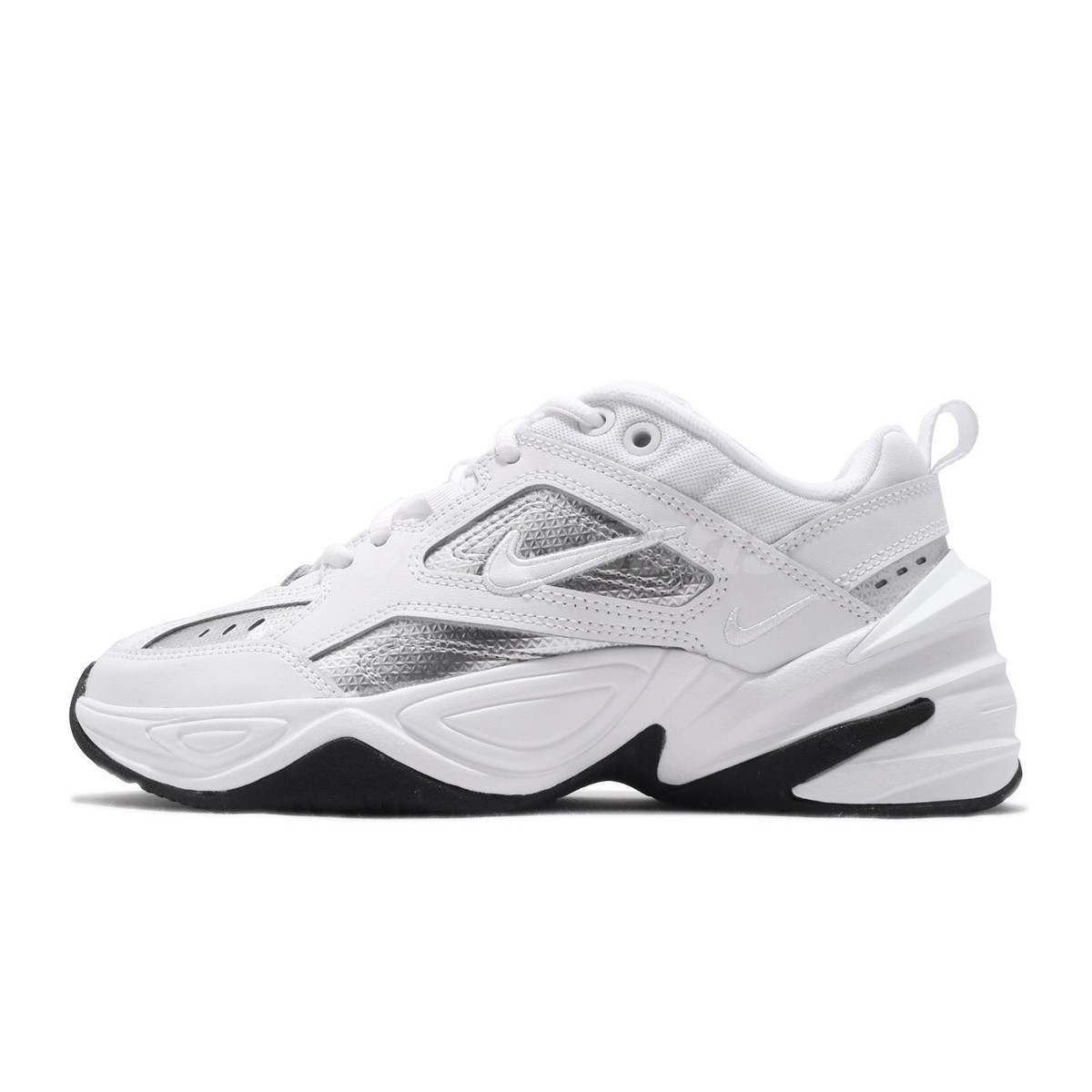 Nike Wmns M2K Tekno ESS Essential White Silver Women Running Shoes