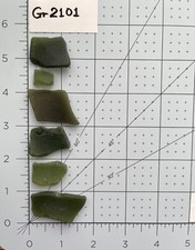 Genuine Surf-Tumbled Green Sea Glass - for display, mosaics and crafts
