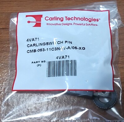 Genuine Carling Push to Reset 12VDC/125-250VAC 5 amp Circuit Breaker