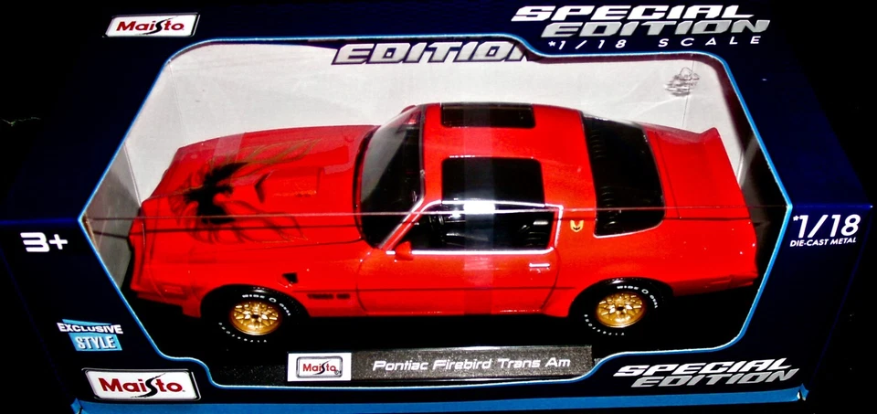 Pontiac Firebird 1978 Trans-Am escala 1:18 diecast muscle car edición especial nuevo Foto 3 de 3