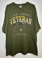 Vintage Style U.S. Army Veteran “I Served” USA MADE T-shirt | Size XL