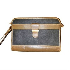 Mens Dunhill Black and Brown Leather Travel B...