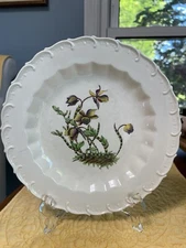 Price Copland Spode England Plate No. 4 Dendrobium Pulchellum Orchid Signed. 