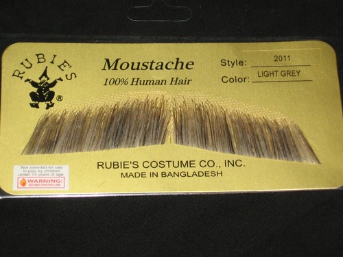MUSTACHES THEATRICAL-HUMAN HAIR GENTALMEN RUBIES 2011 PICK ANY SHADE . - Picture 5 of 18