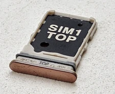 OEM Gold Dual (2) SIM Tray SIM Card Holder Part for Samsung Galaxy A80 SM-A805F