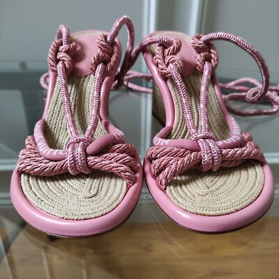 LV Sandals LOUIS VUITTON Fabric Maia Rope Wedge Sandal 36 LV Sandals LOUIS VUITTON Fabric Maia Rope Wedge Sandal 36