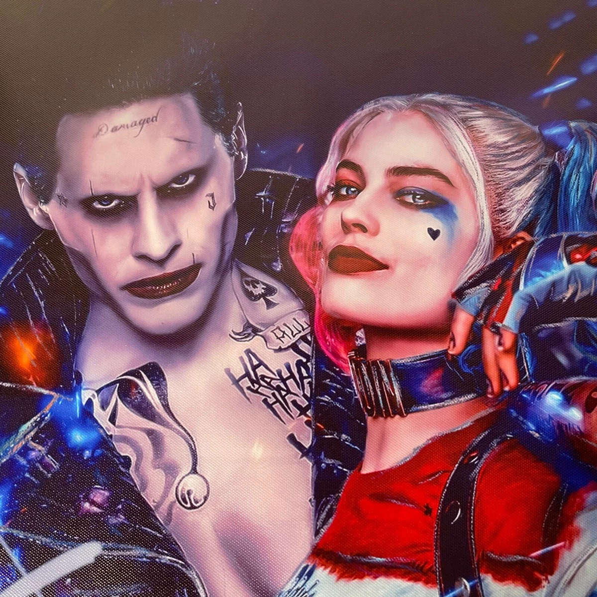 Harley Quinn The Joker 40 x 60 cm Unframed Wall Art Home Decor