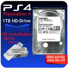 PS4 PRO Slim Original 1TB Playstation Internal Hard Drive Disk Drive OS Option