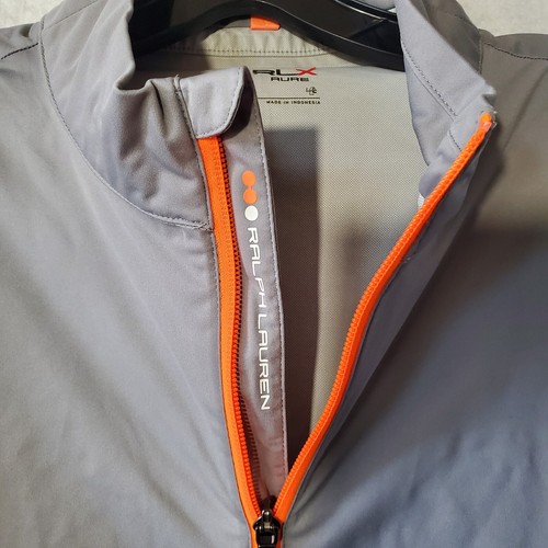 RLX Ralph Lauren 1/4 Zip Pullover Waterproof Performance Stretch Wind Men Medium - Picture 6 of 12